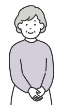 おばあさんのイラスト