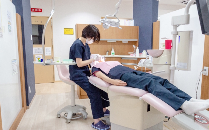治療中の様子